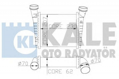 KALE OTO RADYATOR 342700 -  Интеркулер